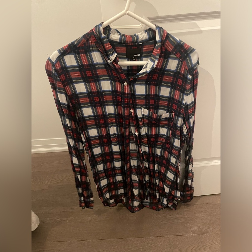 Wilfred Free Plaid Button Up